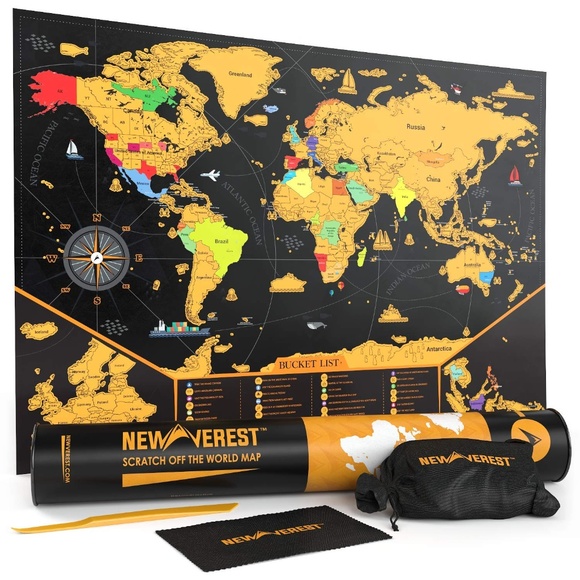 Other - Scratch Off Map of The World